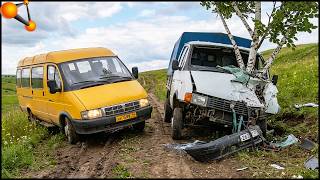 РАЛЛИ на ГАЗЕЛИ! Закончилось АВАРИЕЙ! - BeamNg Drive