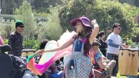 Hippie Hill Drummers-Golden Gate Park-San Francisco-4-2-22