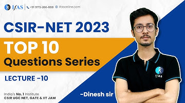 CSIR NET General Aptitude for Physical Science Top 10 Questions | IFAS