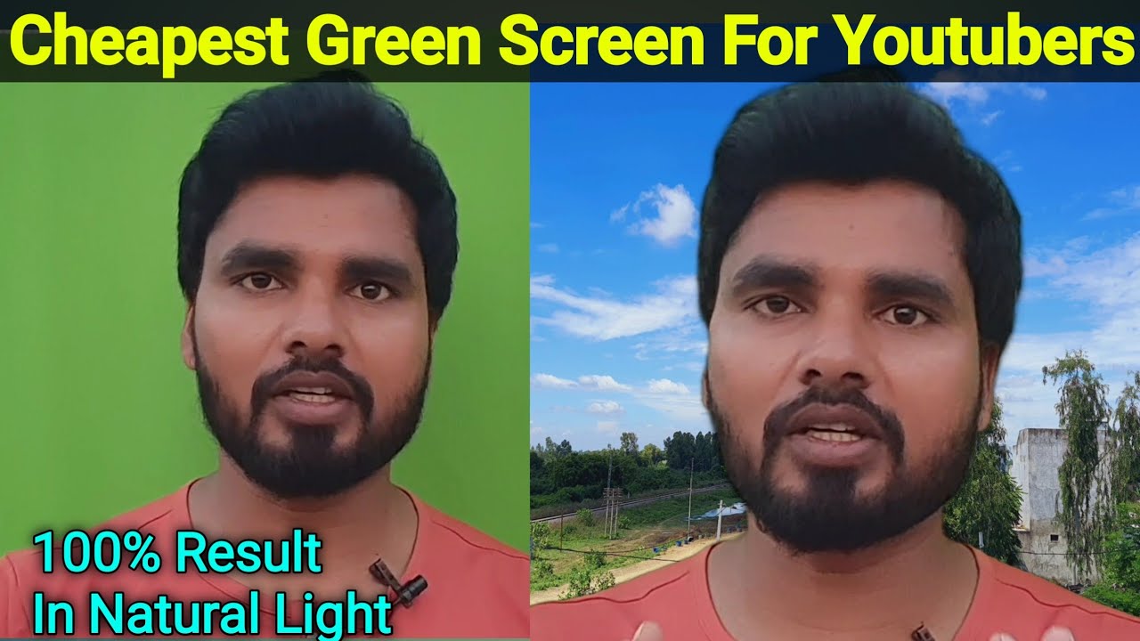 You Can buy Cheapest Green Screen//Best Green Screen for Beginners//Awesome Results//SK GURU