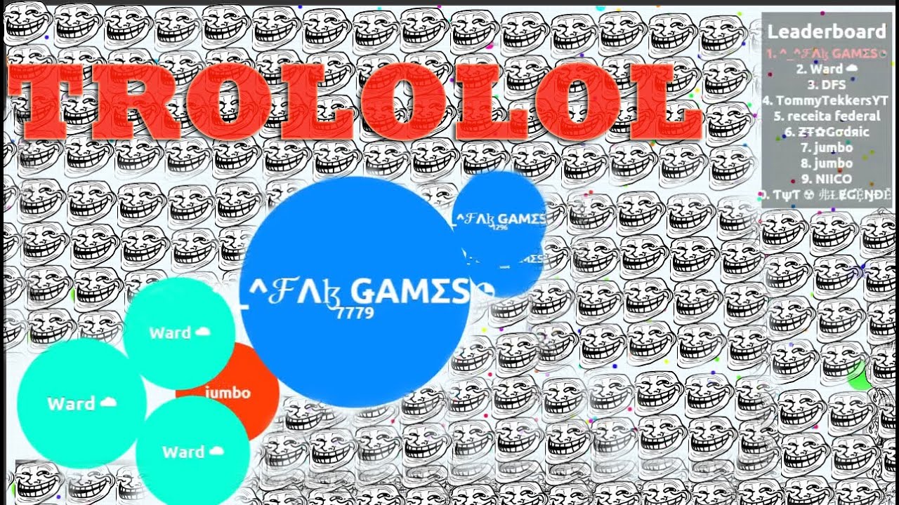 Trolling Fake Jumbo? // Team Gameplay with Agar Planet & Ward - Agar.io