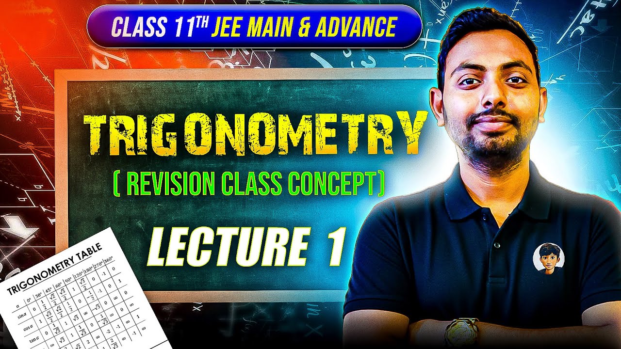 Class 11 Math | Trigonometry | Lecture 1 | JEE Main & Advanced | Basics ...