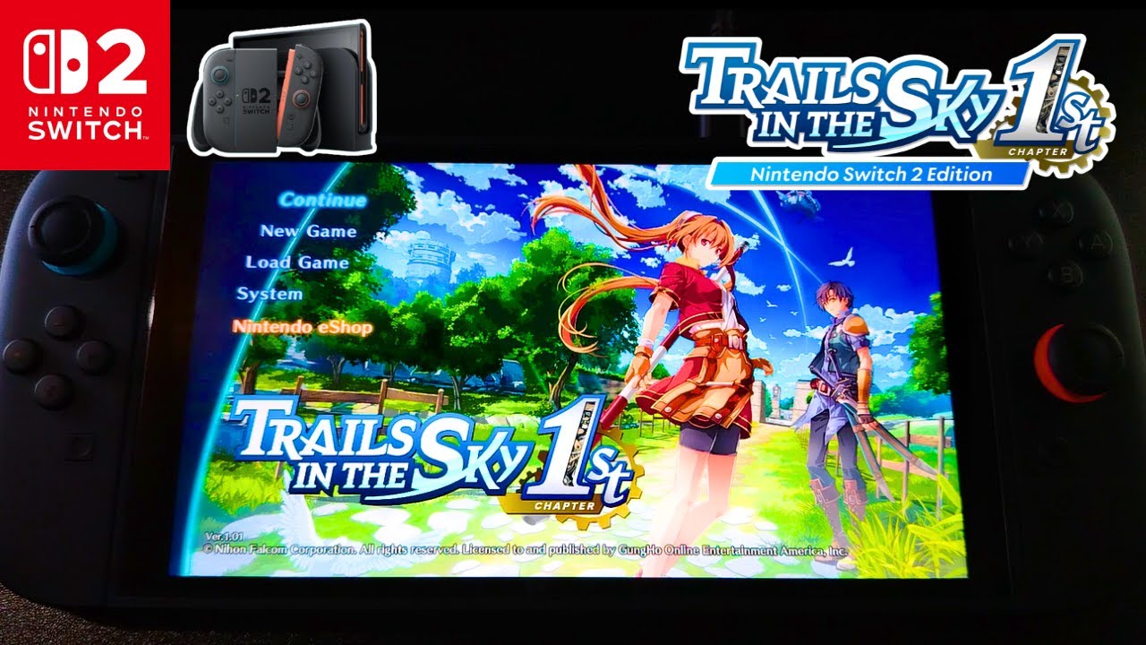 Trails in the Sky 1st Chapter on Nintendo Switch 2 Handheld Gameplay ...