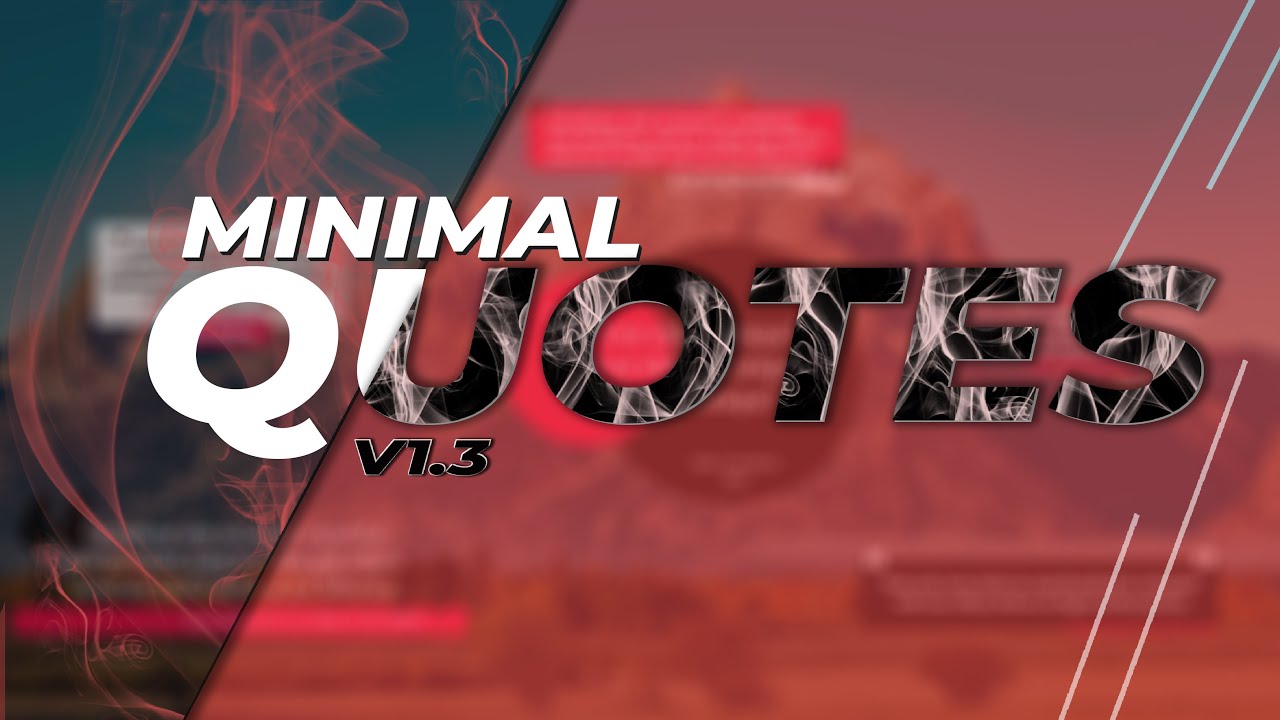 Quote Effect. Examples Minimal Quotes V1.3 - After Effects Templates - YouTube