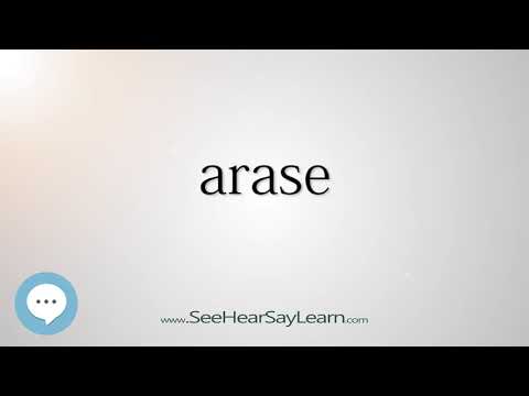 arase (Every English Word Pronounced) 📕🔊🗣️😎✅