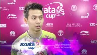 071214 AXIATA CUP 2014 PRE MATCH RIKY WIDIANTO