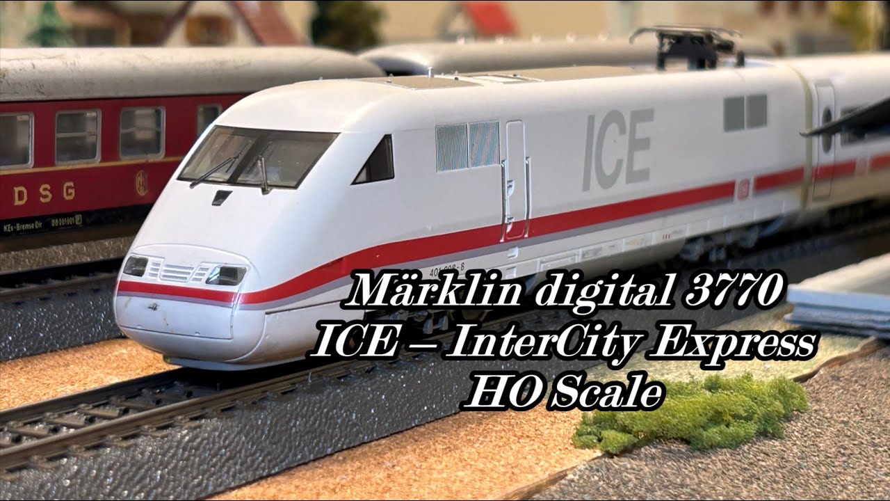 Märklin 3770 ICE – InterCity Express Digital HO Scale - YouTube