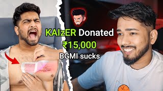 I Donated ₹15,000 to @officialscoutop and Wax my Chest
