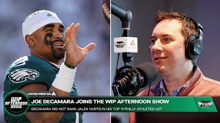 Joe DeCamara explains leaving Jalen Hurts off his Top 11 Philly Athletes list