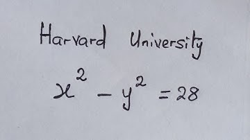 Harvard University 🎓 Entrance Exam | solve for integers x and y | Can you solve ?