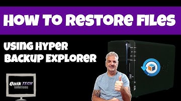 How To Restore Files Using Hyper Backup Explorer