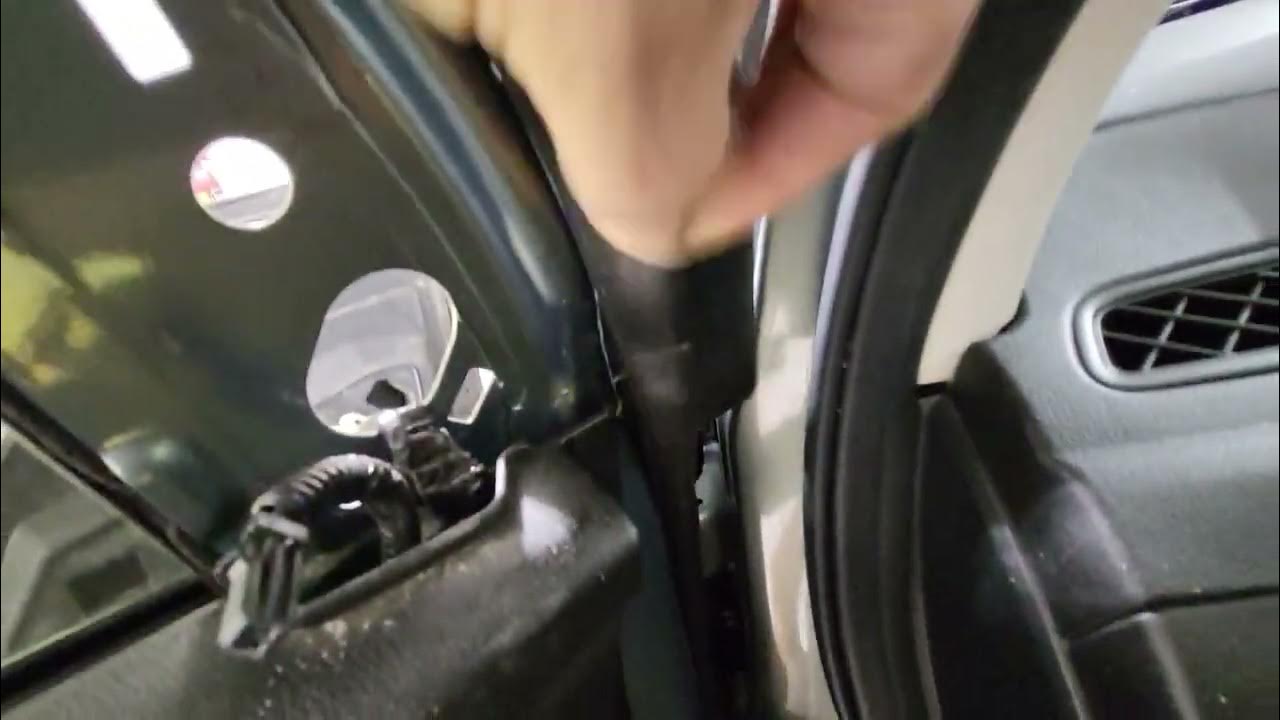 2012 Honda CRV driver side window molding replacement - YouTube