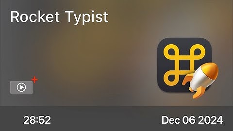 Rocket Typist - Preview