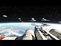 La flotte rebelle arrive sur scarif  rogue one a star wars story 4k vf