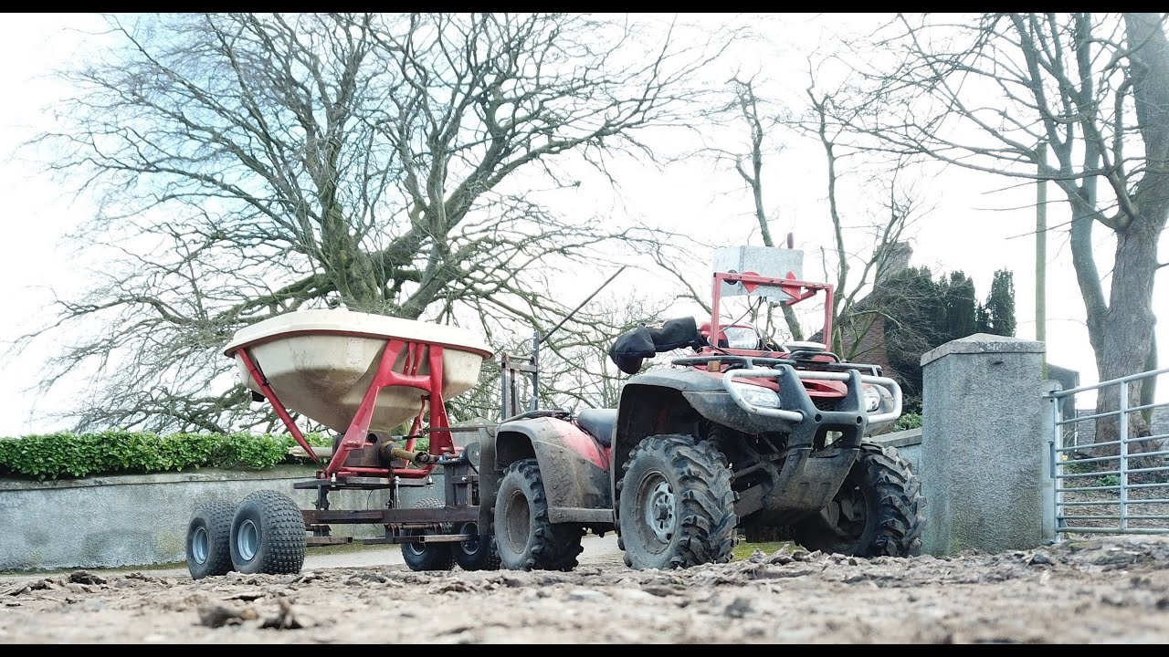 LGP GPS Quad Sowing fertilizer on winter cereals