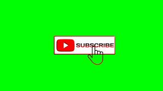 New Green Screen Subscribe On Red And Black