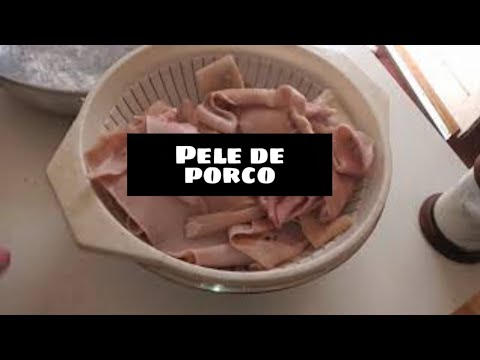 Vídeo: Como Cozinhar A Pele De Porco