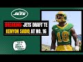 Reacting to the Jets drafting TE Kenyon Sadiq at no. 16!