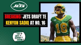 Reacting to the Jets drafting TE Kenyon Sadiq at no. 16!