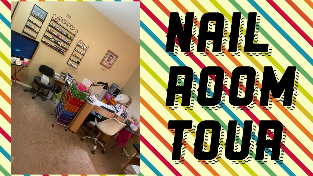 As requested : NAIL SHED TOUR ! 💖 #nailroomtour #nailshed #nails #nai, nail shed room
