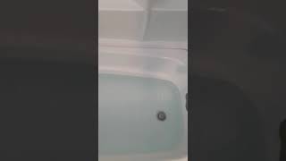 How to pressure test a bath tub...checking for drain leaked.  Bathroom Remodel Phase 4c.