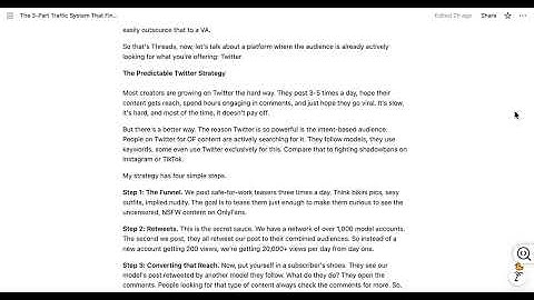 OnlyFans Traffic Guide - 2025