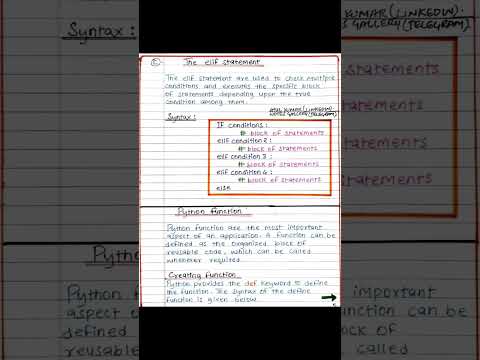 Basic Python Notes