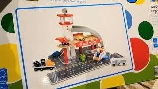 Деревянный конструктор/игрушка - Аэропорт / Wooden Airport / обзор / review