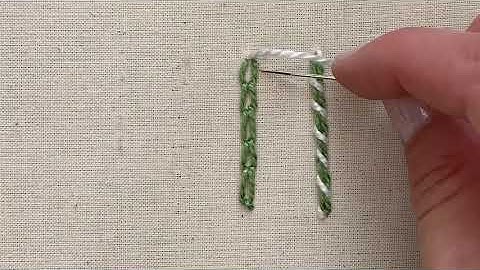Whipped Chain Stitch