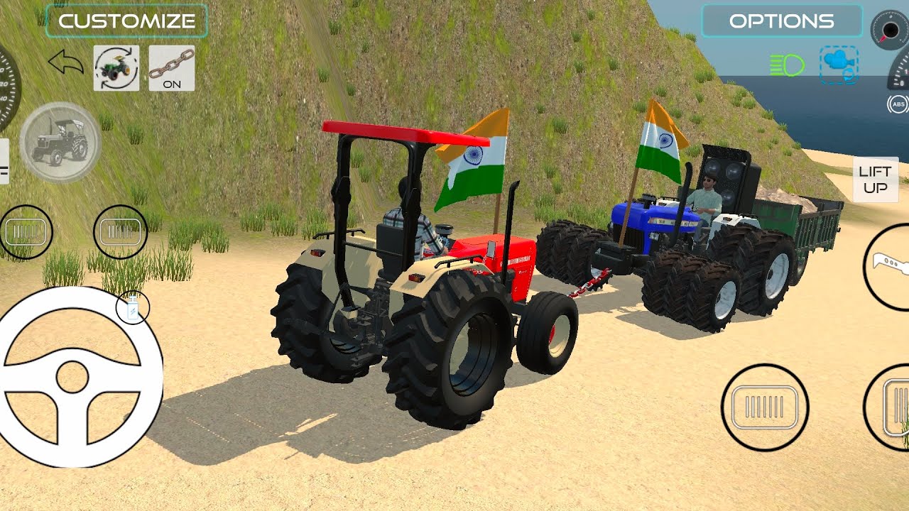 Swaraj vs buldozer hill climbing challange 