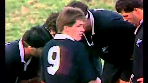 Wayne 'Buck' Shelford knocks out Huw Richards 1987