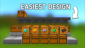 Minecraft Automatic Sorting System in Bedrock 1.21 (MCPE/Xbox/PS4/Nintendo Switch/Windows10)