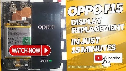 oppo f15 combo change | teardown oppo f15 | oppo f15 display replacement at home in jut 15 minutes
