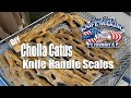 Crafting Cholla Cactus Cast Resin Knife Handles | Berg Knife Making Tutorial