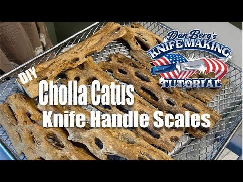 Cholla Resin & Quilted Maple Segmented Knife Scales