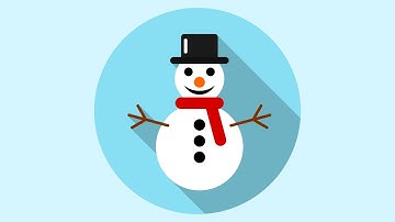 Snowman vector graphic - Inkscape How To