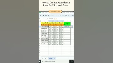 Excel Attendance Sheet Secrets Revealed