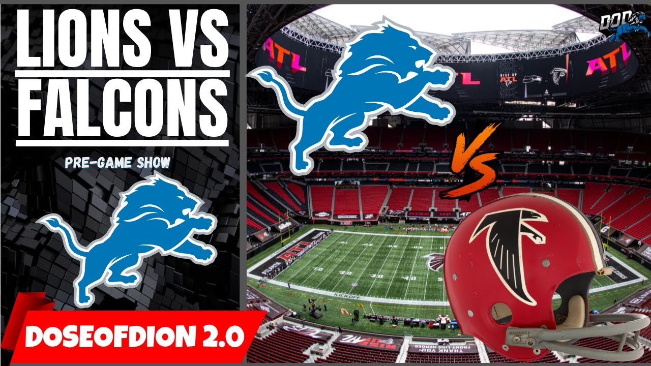 Lions Vs Falcons PreGame Show LIVE Inactives/ Prediction YouTube