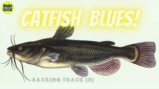 Video thumbnail of "Catfish Blues Style-Guitar Backing track-Modern Blues (E)"