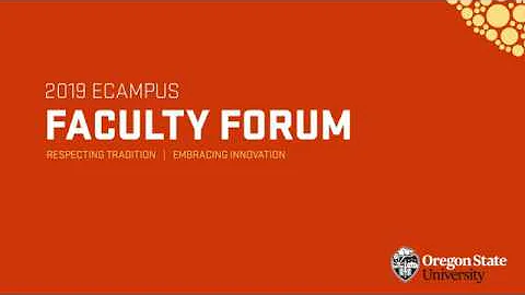 Faculty Forum  2019 - Keynote by Michelle Pacansky...