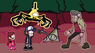 FNF Pibby Gravity Falls All Phases - FNF Glitched Legends