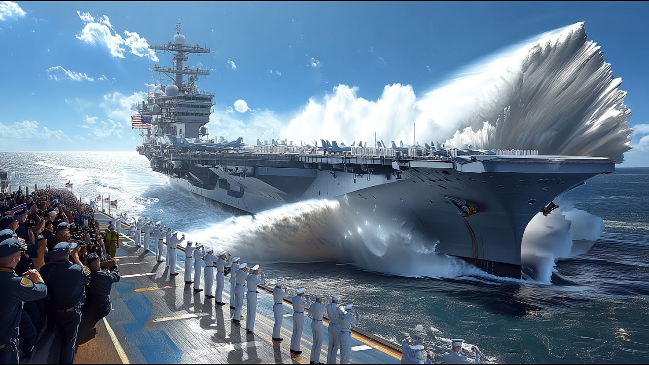 米海軍 最新鋭原子力空母CVN79 ジョン・F・ケネディ チャレンジ