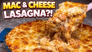 Mac & Cheese Lasagna Shouldn’t Exist… But It Does
