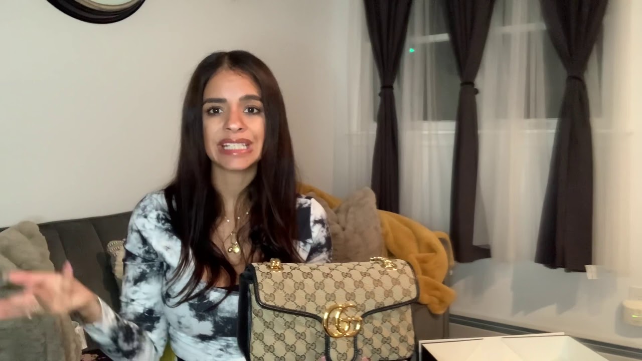 Unboxing  Gucci GG Marmont Mini Camera Bag 