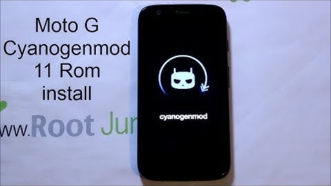 Moto G CyanogenMod 11 KitKat 4.4 rom install
