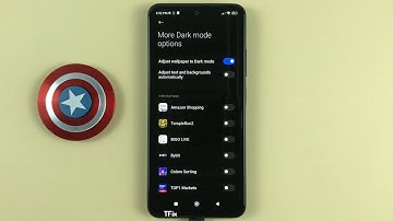 Adjust text, background automatically dark when turning on dark mode Xiaomi Redmi Note 11 Android 12