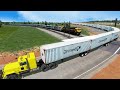 Long Giant Truck Accidents at Unmanned Level Crossing and Train is Coming | Indian Train Simulator