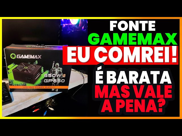 Fonte Gamemax GM500 vale a pena? É confiável? - KingTecnologia - Jogos,  Hardware e Tecnologia