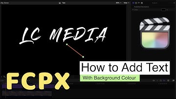 Add Text & Add Background Colour in FCPX | Final Cut Pro Quick Tips