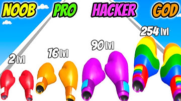 Level Up Boxing - NOOB vs PRO vs HACKER vs GOD